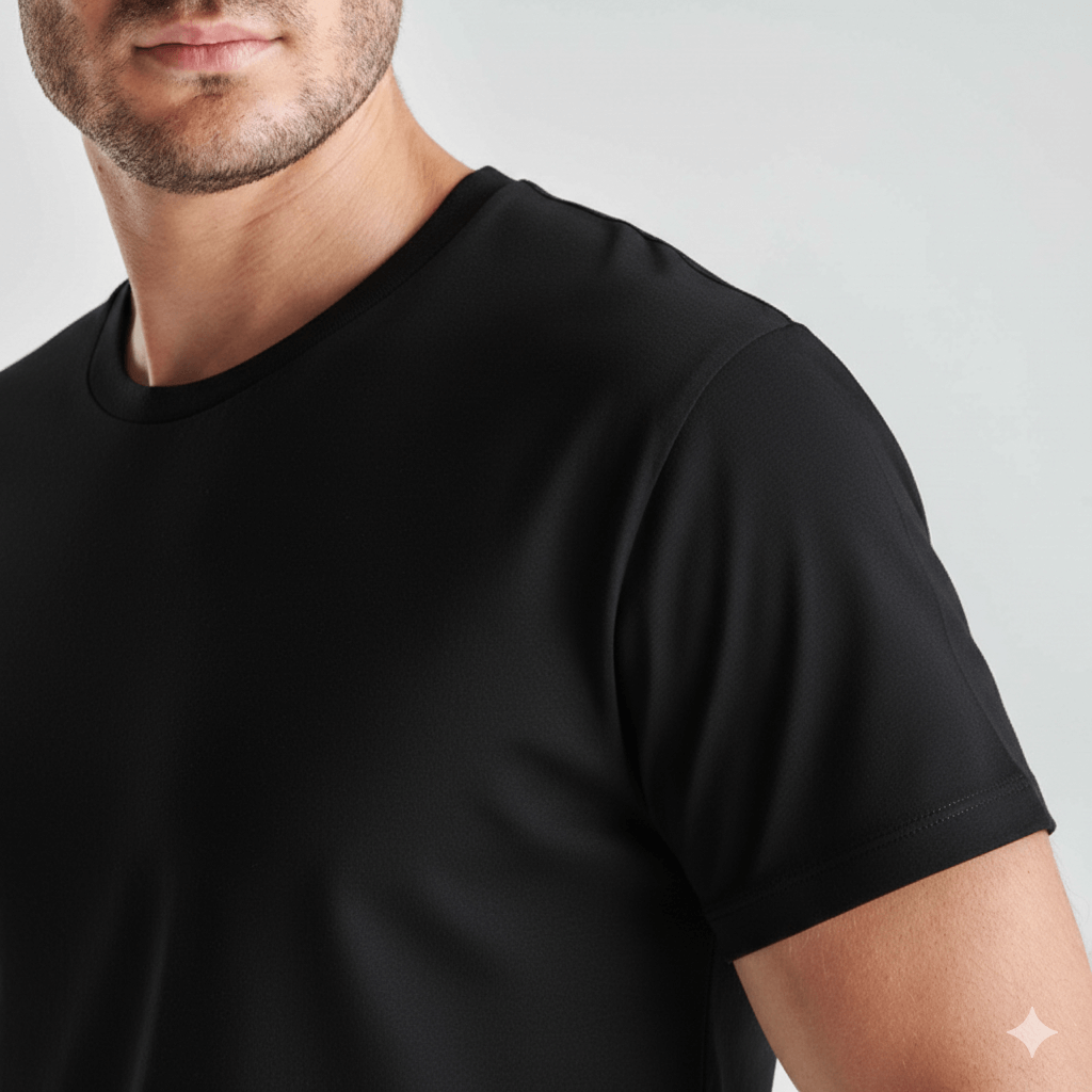 Polera Premium Cuello Redondo Hombre Regular Slim