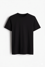 Polera Cuello Redondo Regular Slim ( Negro )