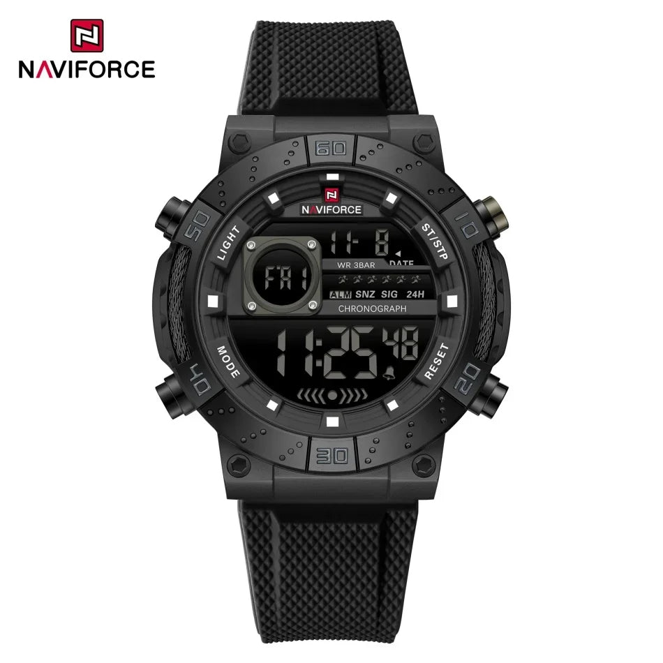 Reloj Naviforce NAVIFORCE NF9241T Reloj deportivo informal con pantalla luminosa, cronógrafo, reloj Digital resistente al agua