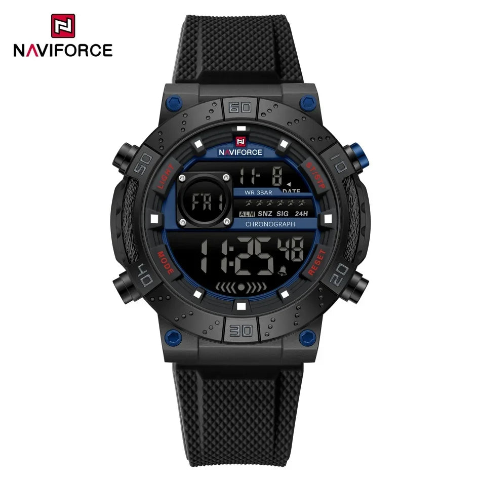 Reloj Naviforce NAVIFORCE NF9241T Reloj deportivo informal con pantalla luminosa, cronógrafo, reloj Digital resistente al agua