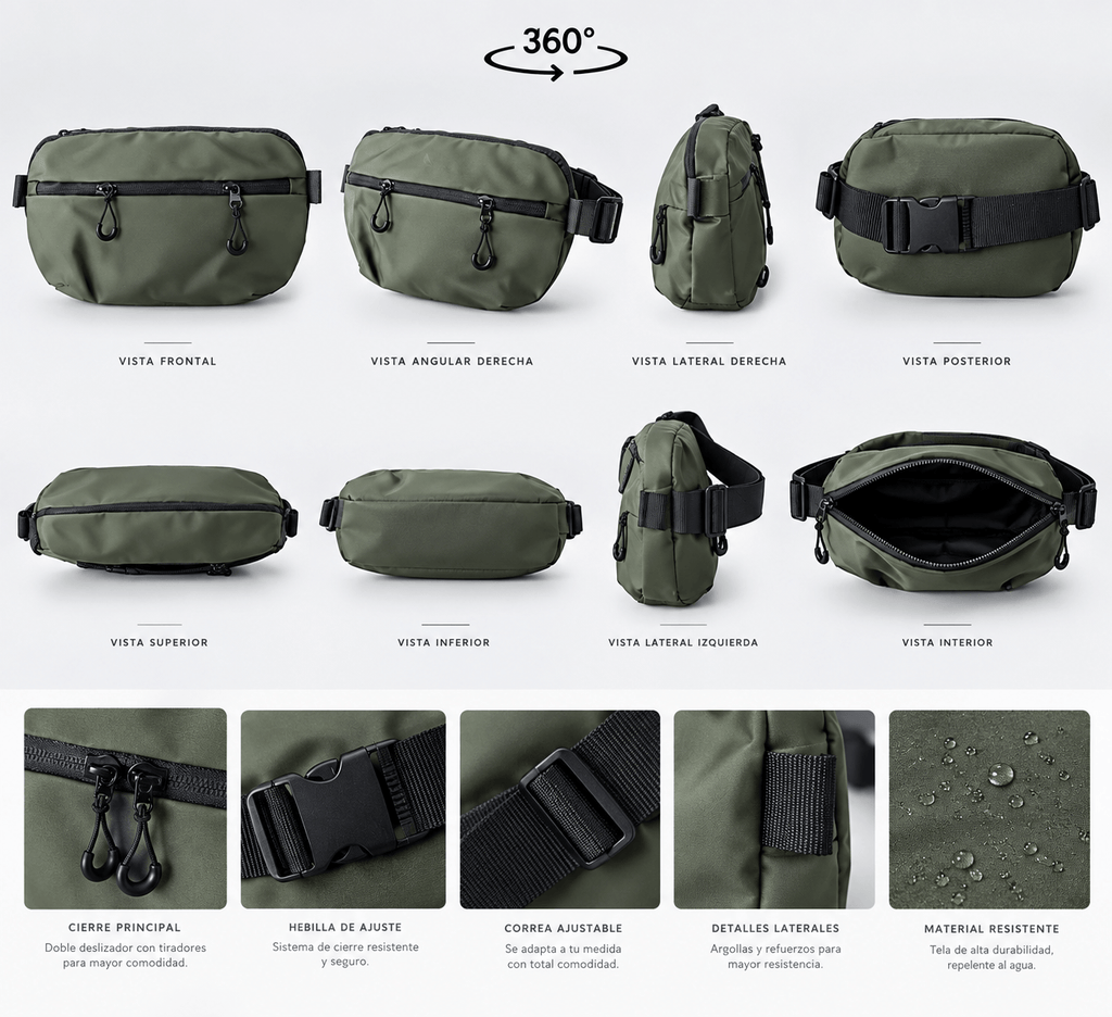 Bolso Banano VALUH Impermeable – Riñonera / Bandolera