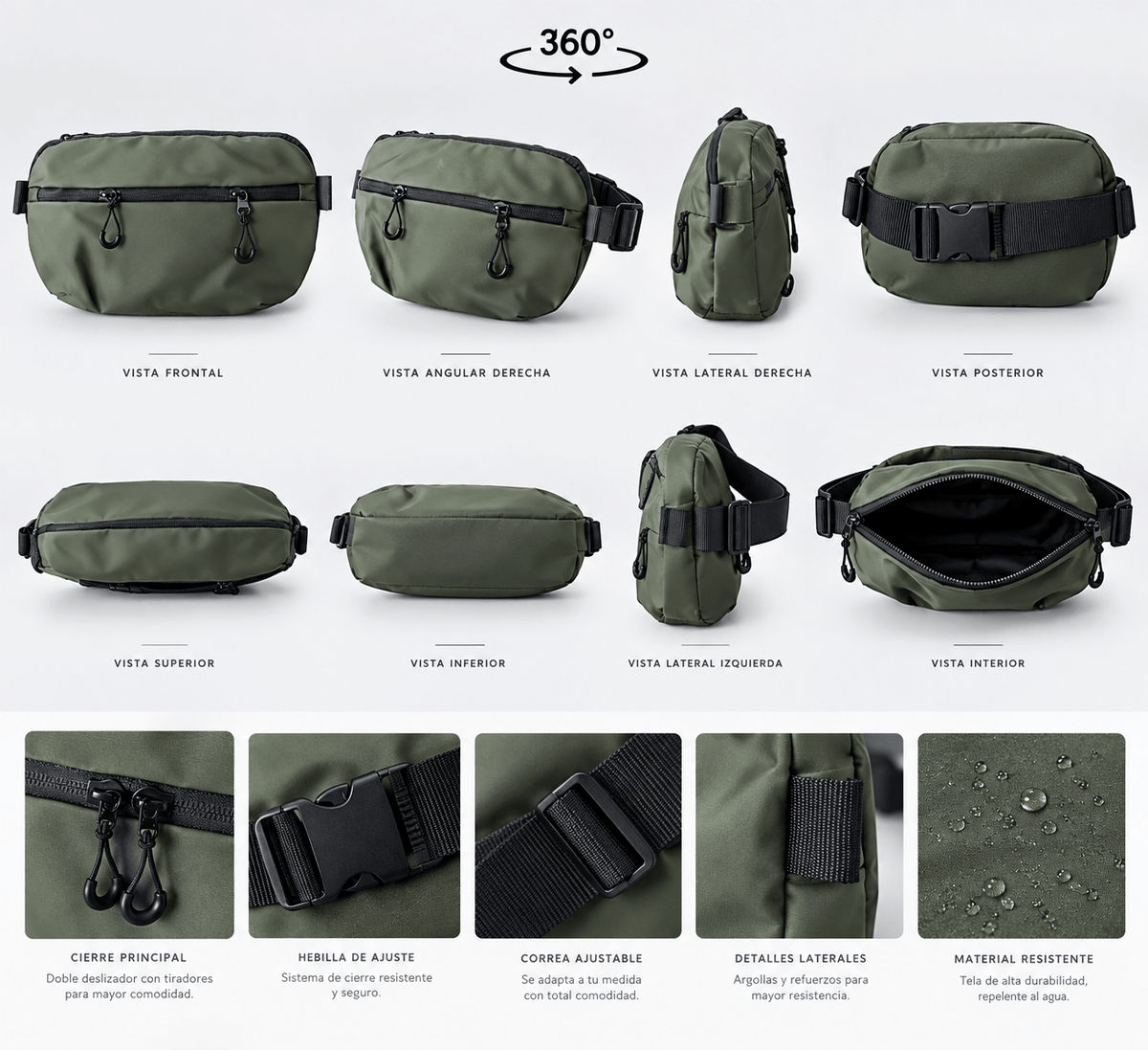 Bolso Banano VALUH Impermeable – Riñonera / Bandolera